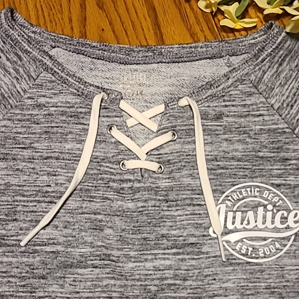 Justice Long Sleeved Athletic Shirt - Girl's 12/14